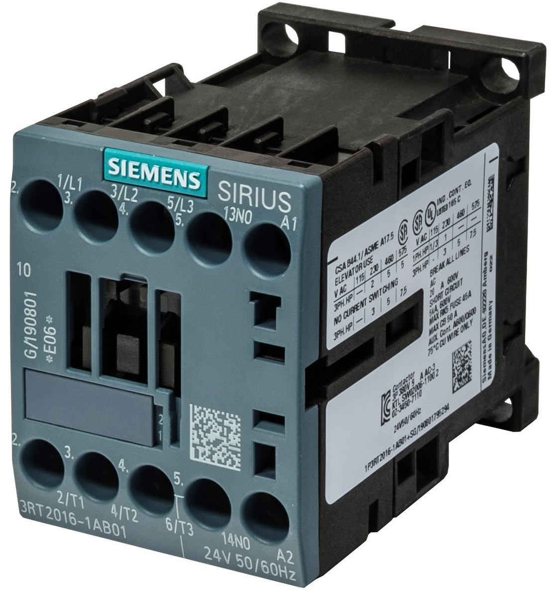 3RT2016-1AB01 – SIEMENS – Control Parts
