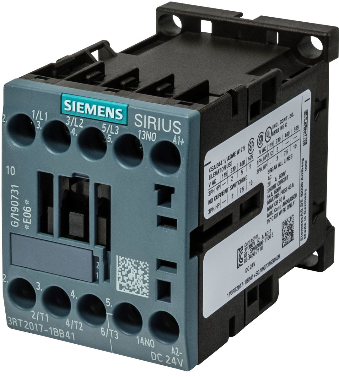 3RT2017-1B..1 – SIEMENS – Control Parts