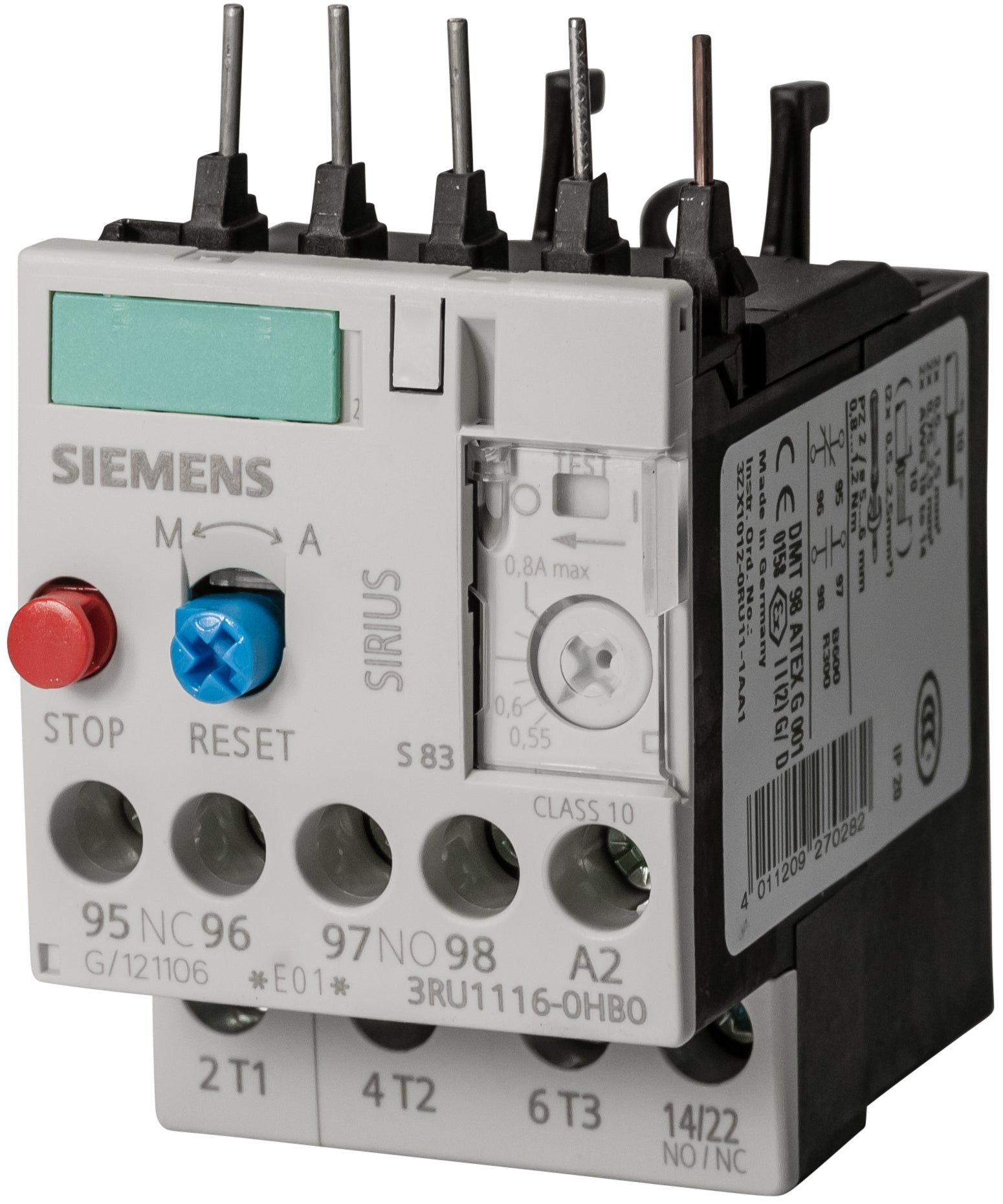 3RU1116-0HB0 | Siemens Sirius | Control Parts